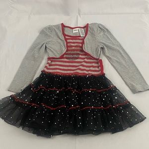 Disney Minnie Mouse Jersey Cotton Tutu Dress Size 6x